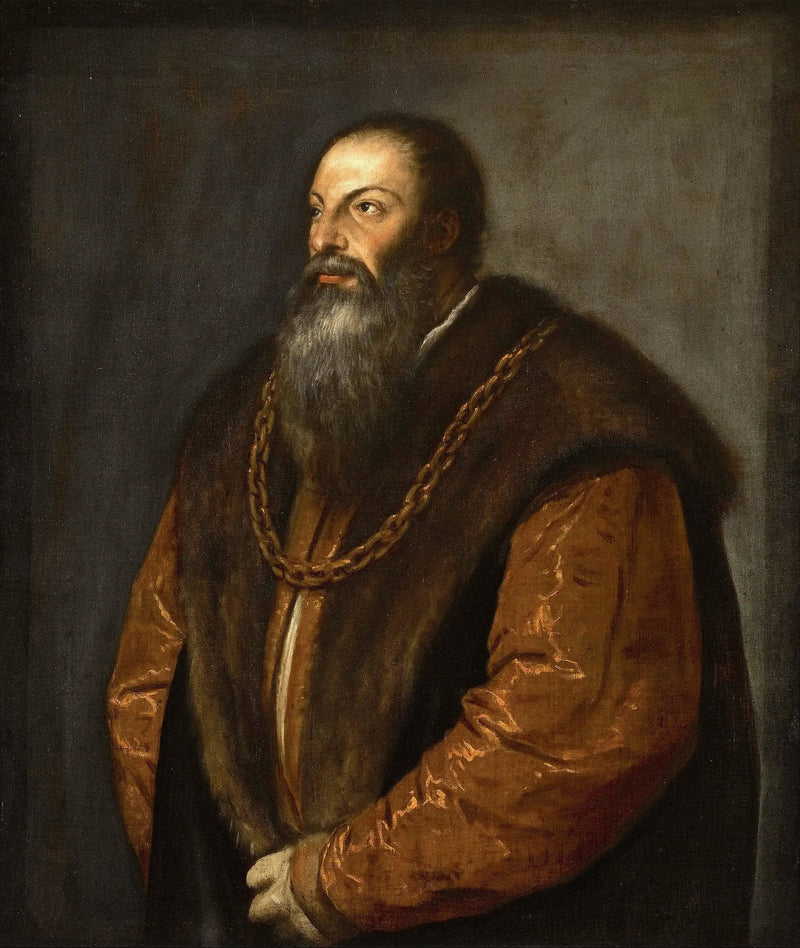 Retrato de Pietro Aretino - Titian