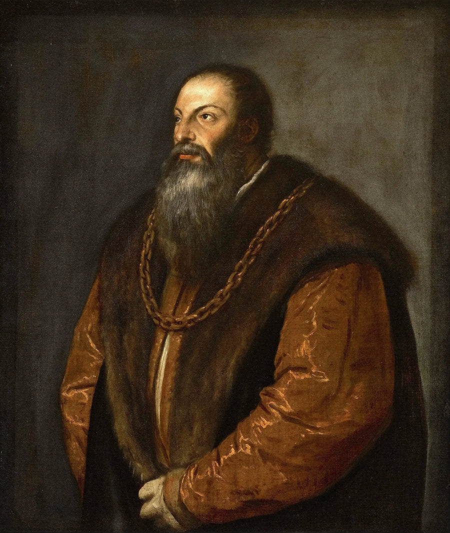 Retrato de Pietro Aretino - Titian