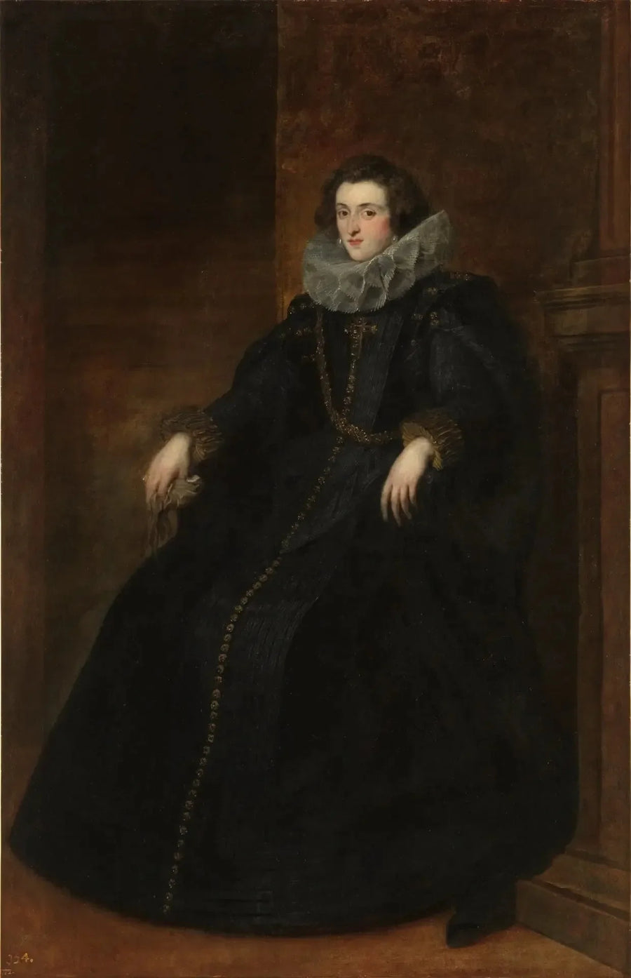 Retrato de Policena Spinola, marquesa de Leganés - Antoine van Dyck
