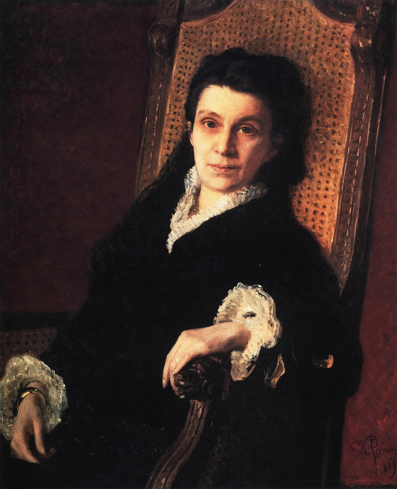 Retrato de Poliksena Stepanovna Stasova - Ilya Repin