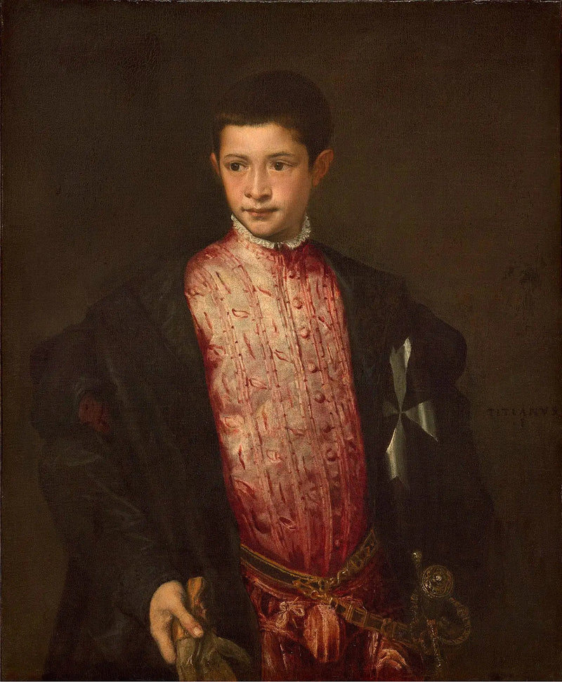 Retrato de Ranuccio Farnèse - Titian
