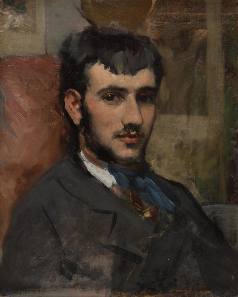 Retrato de Renoir - Frédéric Bazille