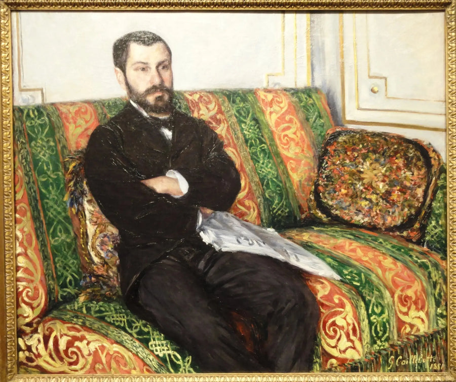 Retrato de Richard Gallo - Gustave Caillebotte