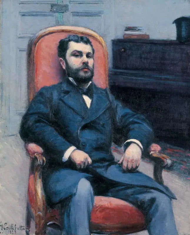 Retrato de Richard Gallo - Gustave Caillebotte