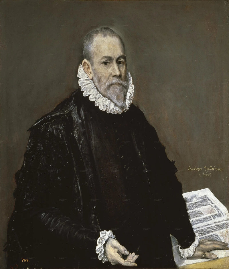 Retrato de Rodrigo de la Fuente - El Greco