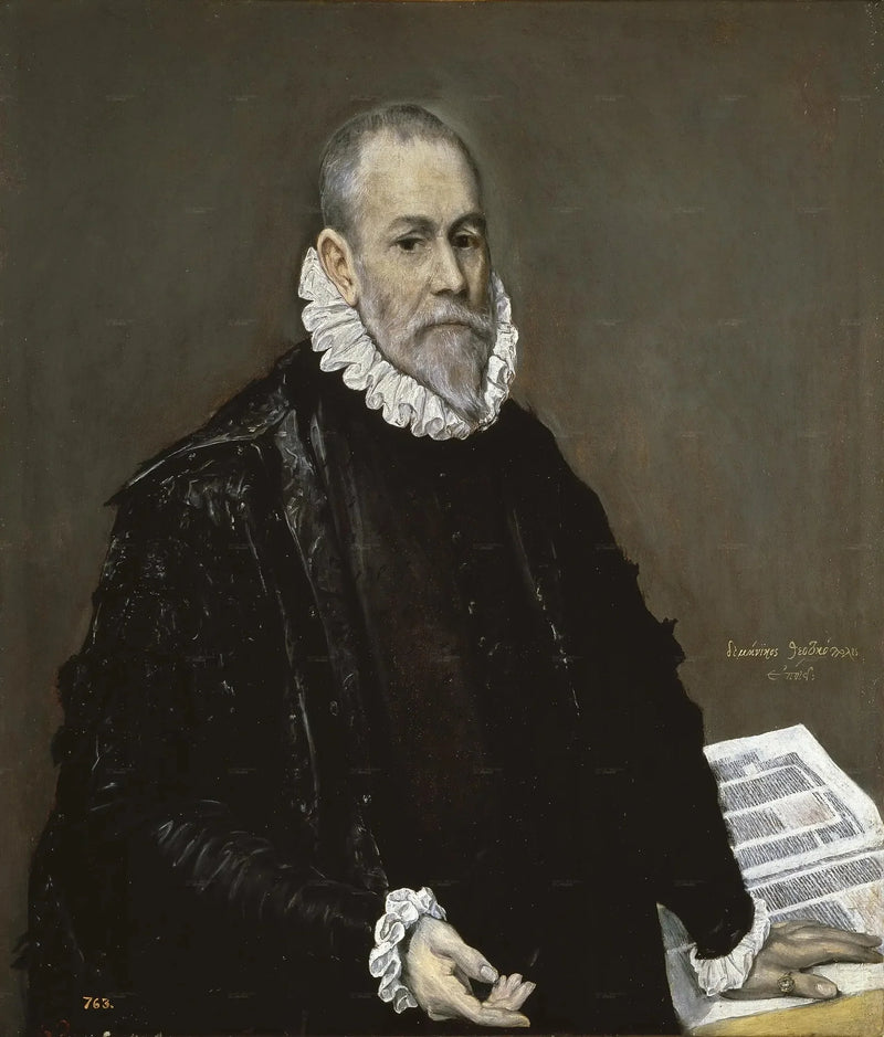 Retrato de Rodrigo de la Fuente - El Greco
