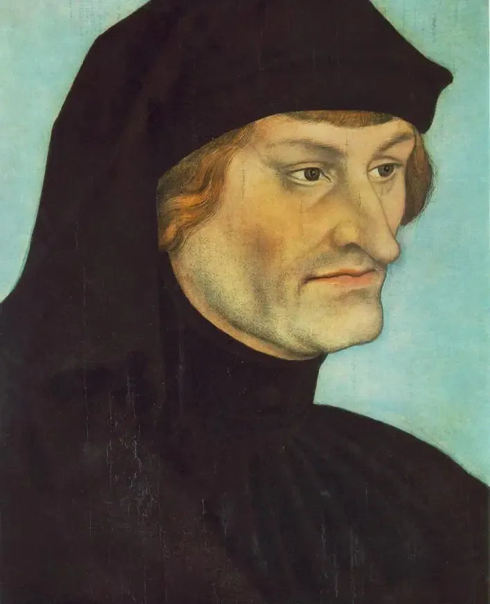 Retrato de Rudolph Agricola ou Retrato de Johannes Geiler von Kaysersberg - Lucas Cranach, o Velho