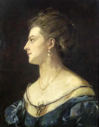 Retrato de sua esposa - Viktor Madarász