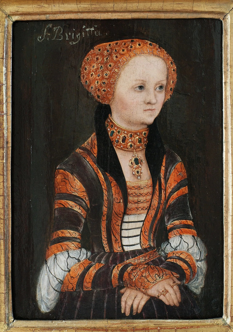 Retrato de Santa Brígida de Suécia - Lucas Cranach, o Velho