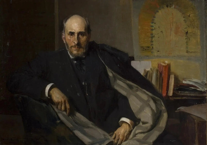 retrato de Santiago Ramón y Cajal - Joaquín Sorolla