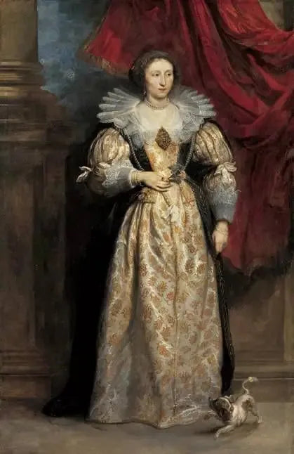 Retrato de Sébilla van den Berghe - Antoine van Dyck