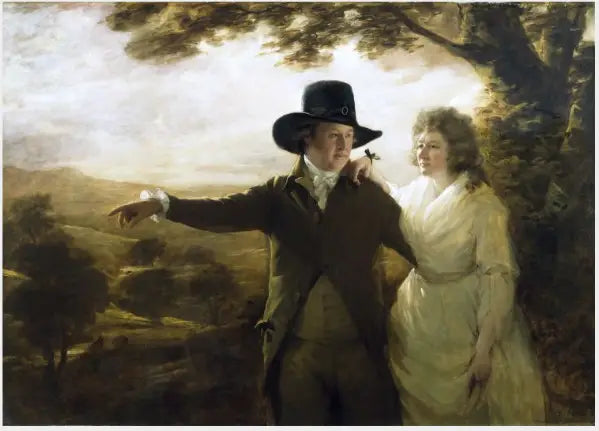 Retrato de Sir John e Lady Clerk de Penicuik - Henry Raeburn