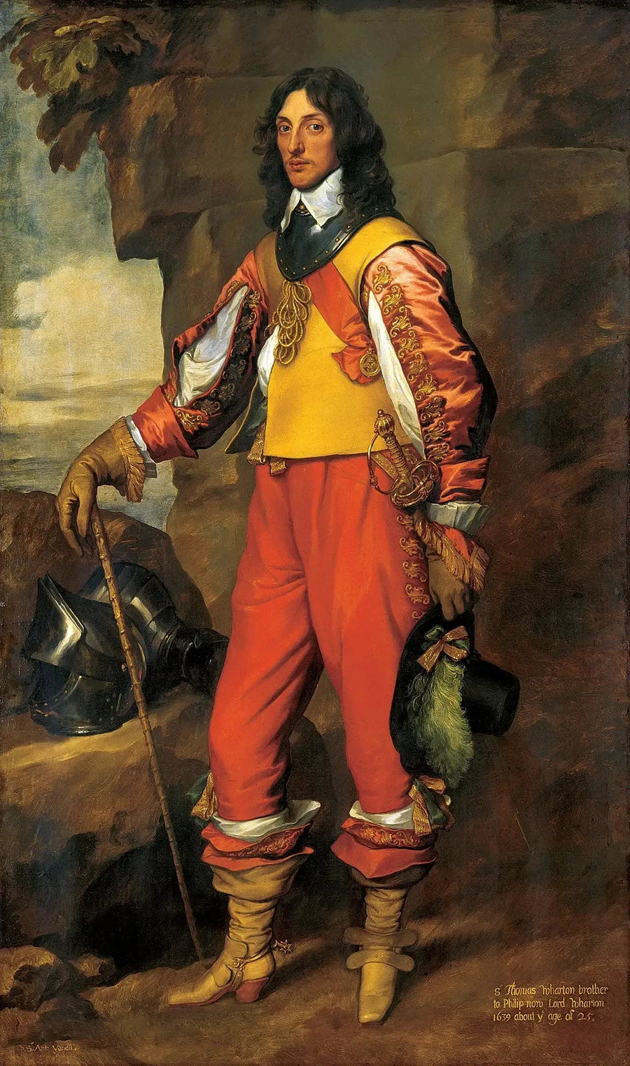 Retrato de Sir Thomas Wharton (1615-1684) - Antoine van Dyck