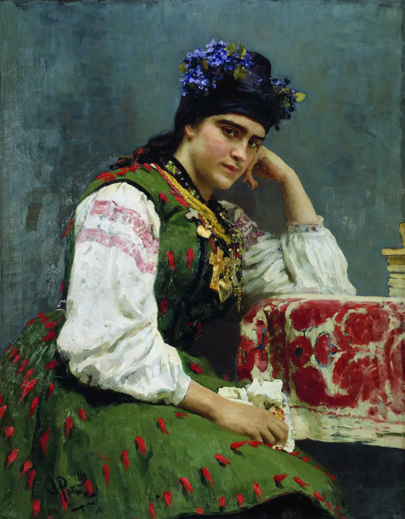 Retrato de Sofya Dragomirova - Ilya Repin