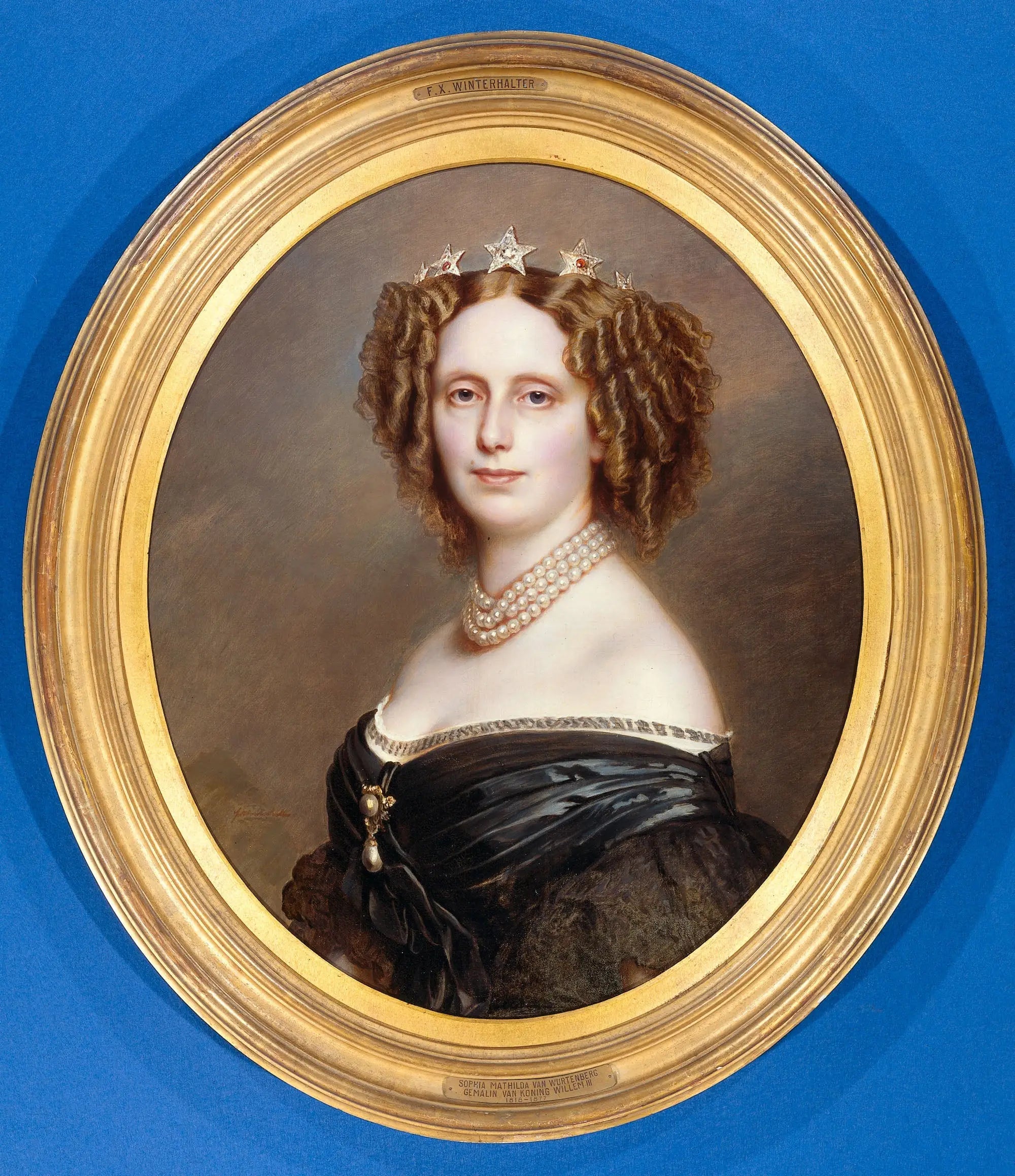 Portrait de Sophie van Wurtemberg (1818-1877) - Franz Xaver Winterhalter - Alpha Reproduction