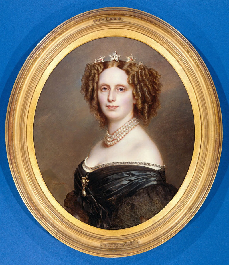 Retrato de Sophie de Wurtemberg (1818-1877) - Franz Xaver Winterhalter