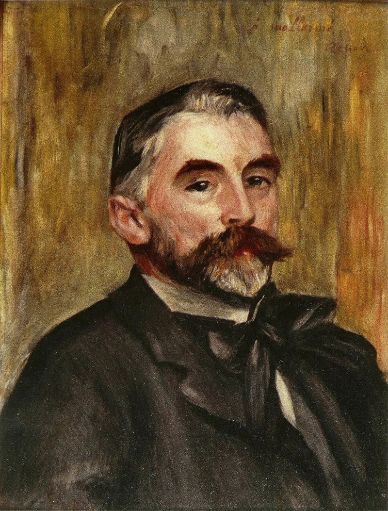 Retrato de Stéphane Mallarmé - Pierre-Auguste Renoir