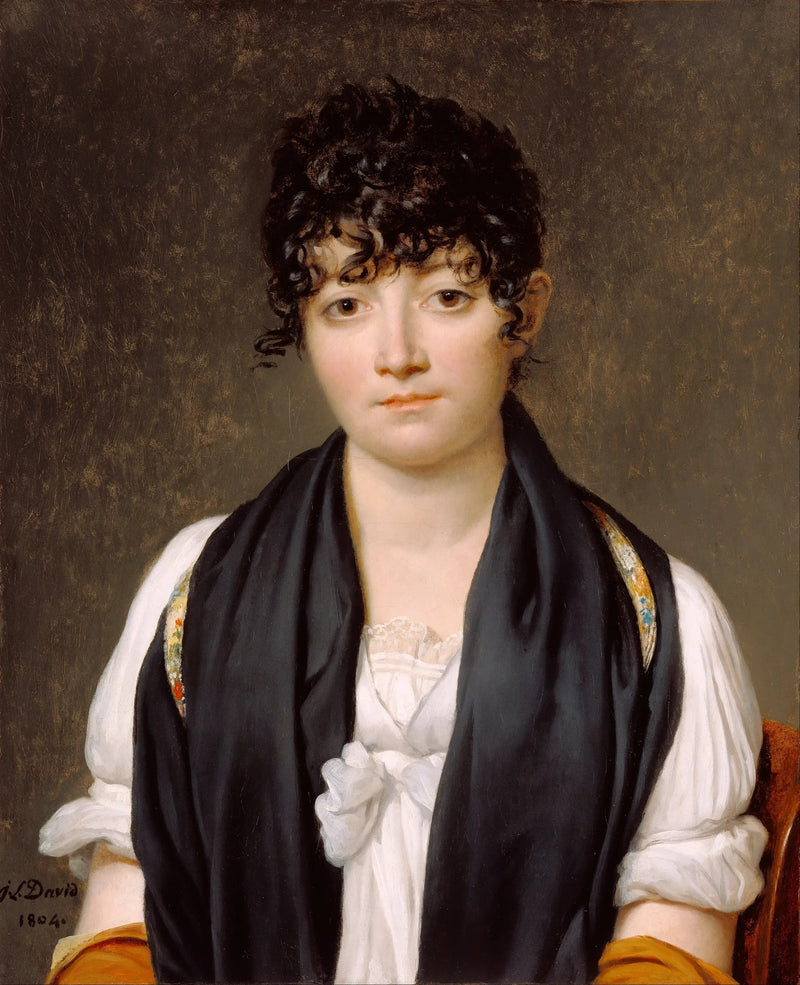 Retrato de Suzanne Le Peletier de Saint-Fargeau - Jacques-Louis David