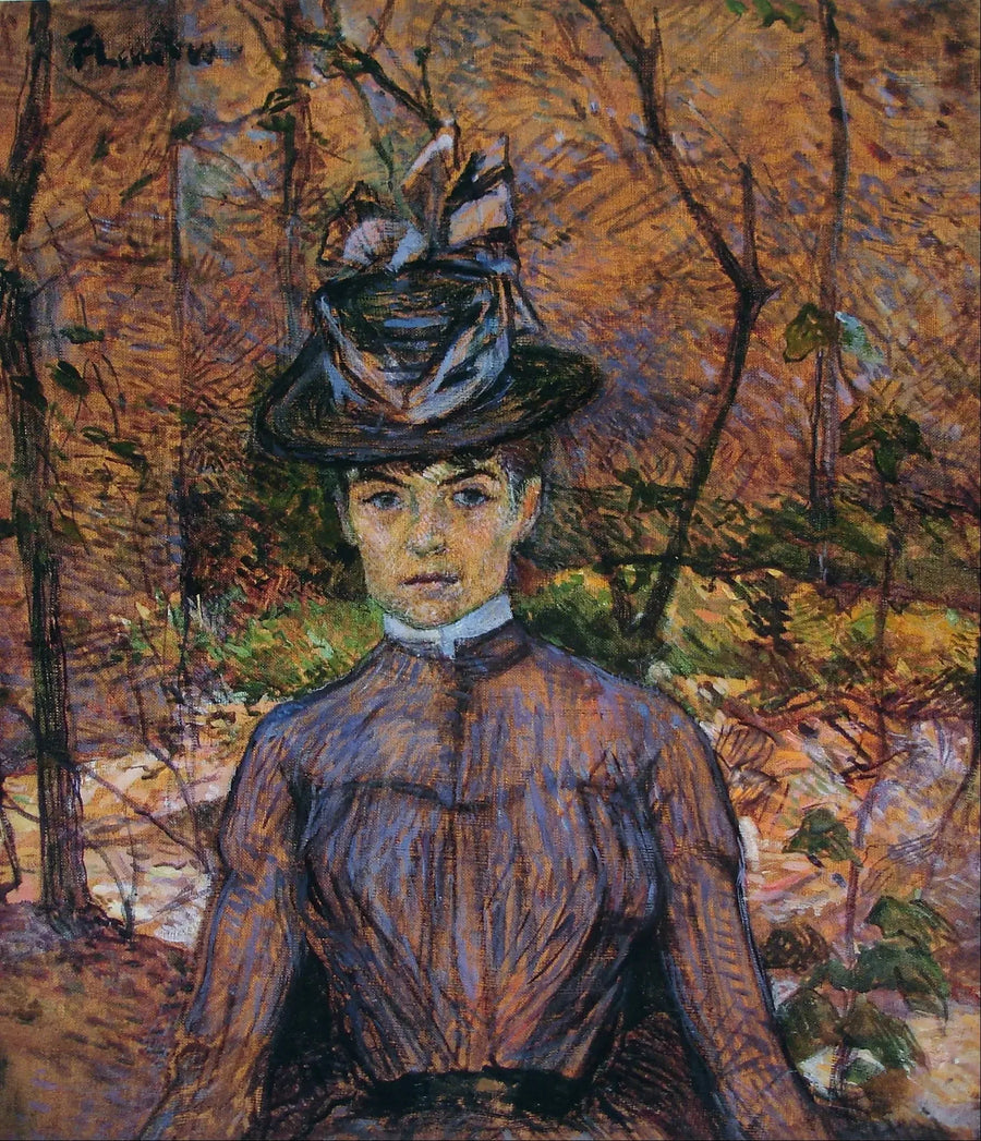 Retrato de Suzanne Valadon - Henri de Toulouse-Lautrec