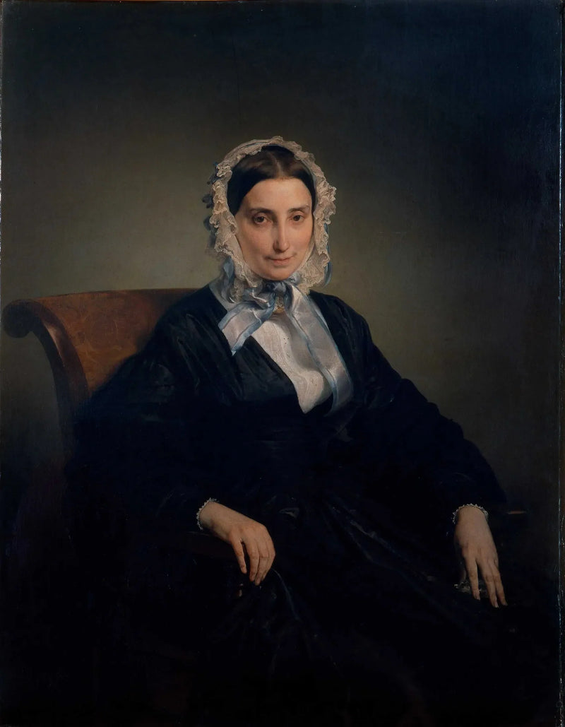 Retrato de Teresa Manzoni Stampa Borri - Francesco Hayez