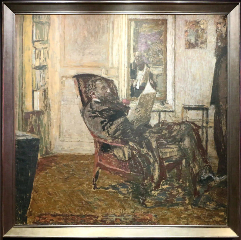 Retrato de Thadée Natanson na poltrona - Édouard Vuillard