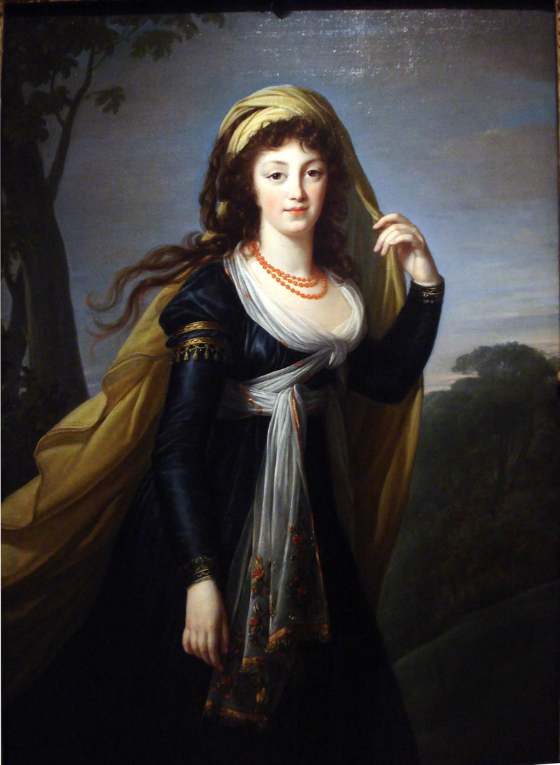 Retrato de Thérèse, condessa Kinsky - Élisabeth Vigée Le Brun