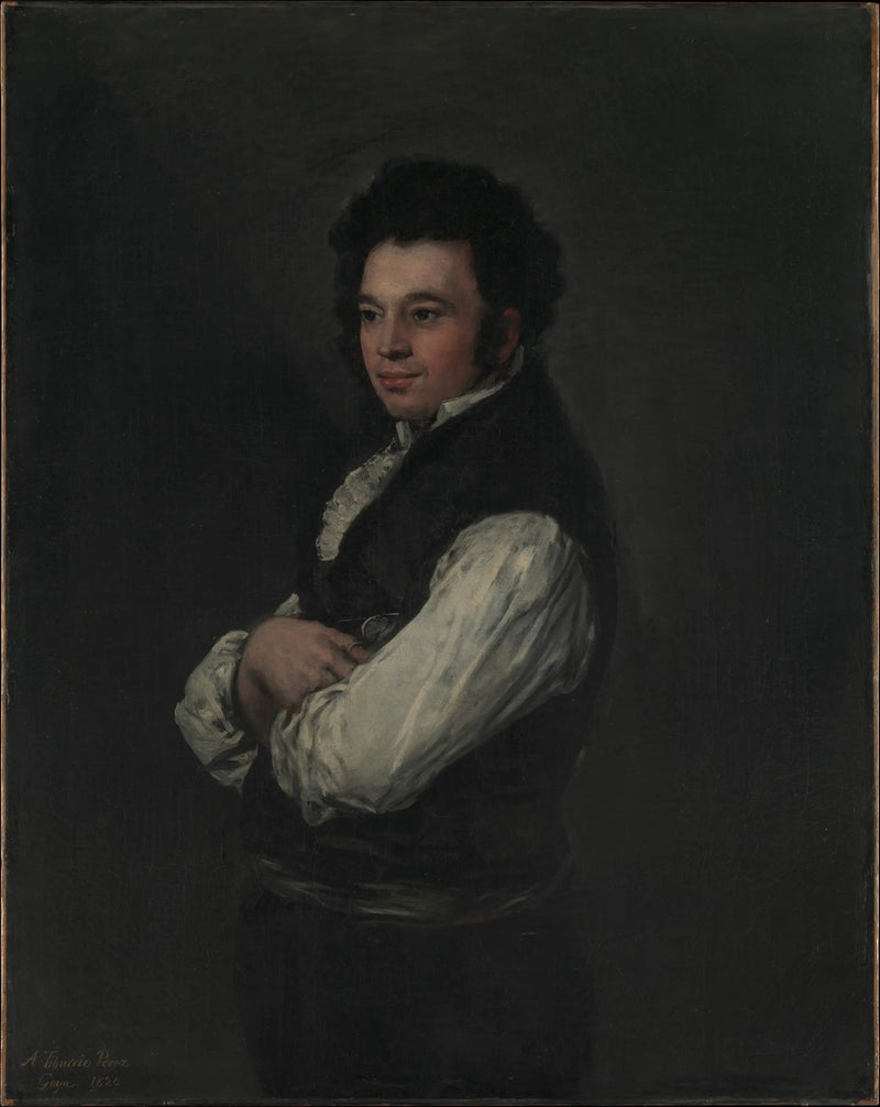 Retrato de Tiburcio Pérez y Cuervo, o arquiteto - Francisco de Goya