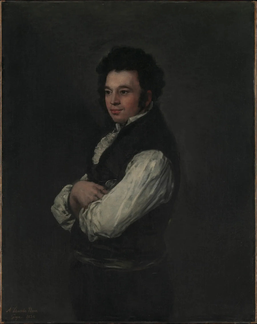 Retrato de Tiburcio Pérez y Cuervo, o arquiteto - Francisco de Goya