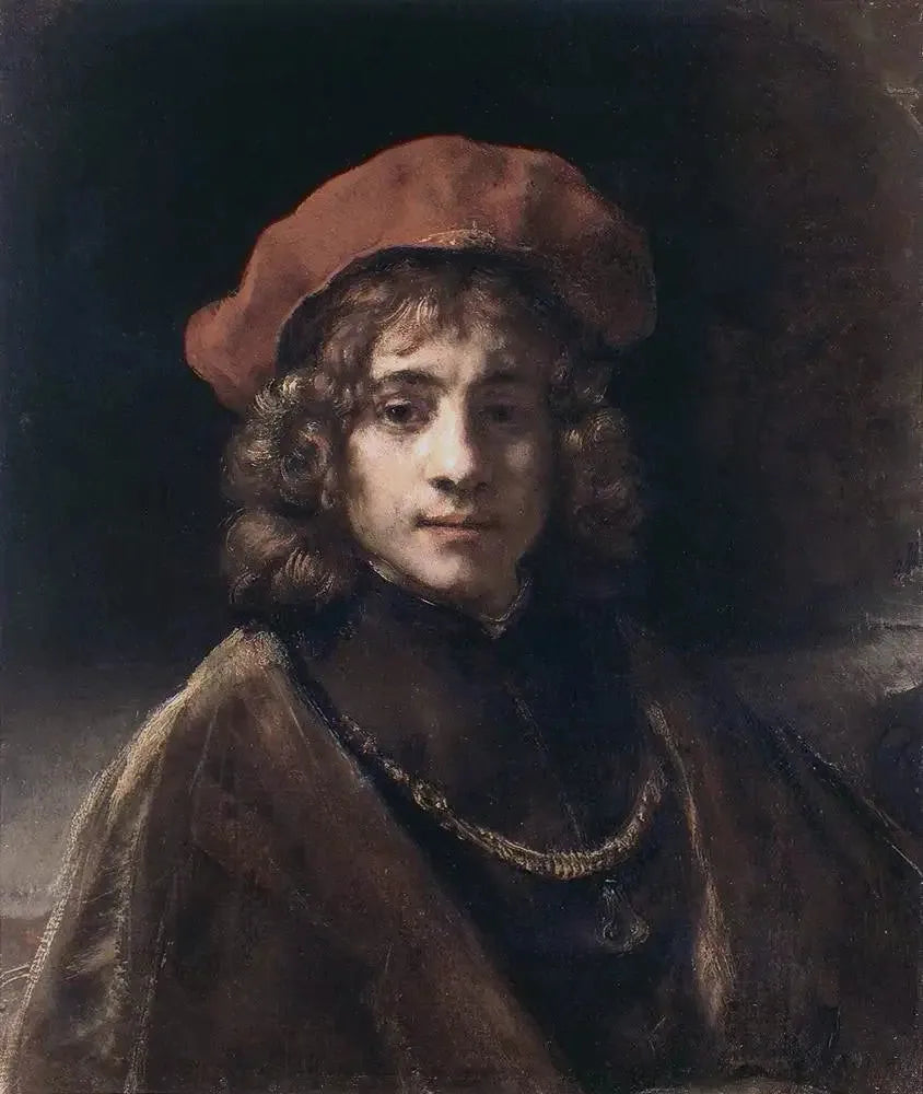 Retrato de Titus van Rijn - Rembrandt