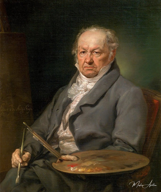 Portrait de Vicente López Portaña - Francisco de Goya - Reproductions de tableaux et peintures haut de gamme