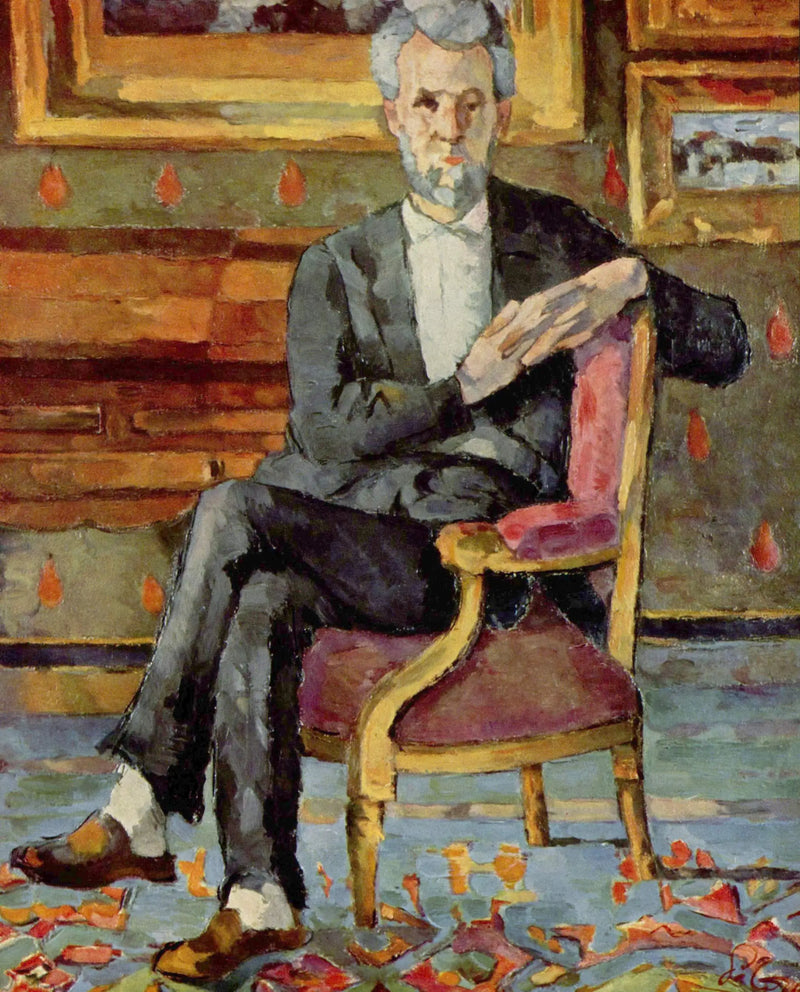 Retrato de Victor Chocquet sentado - Paul Cézanne
