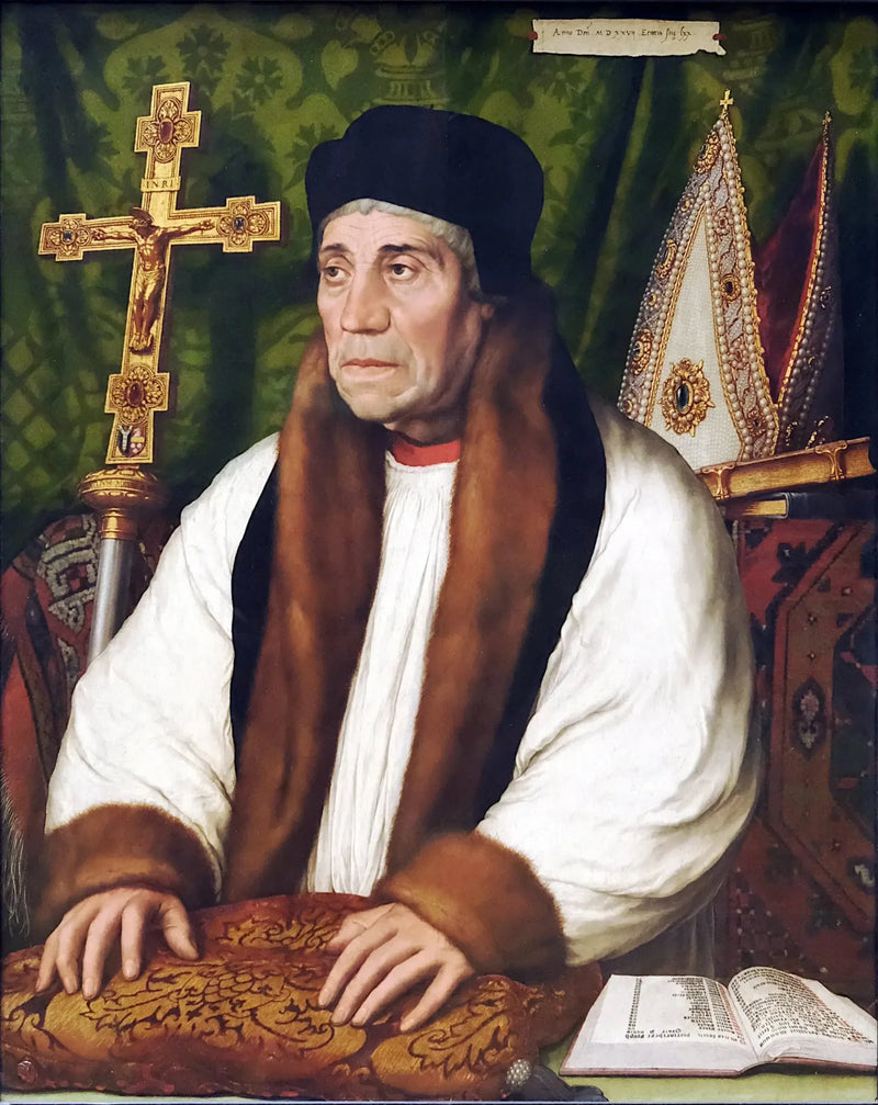 Retrato de William Warham - Hans Holbein, o Jovem