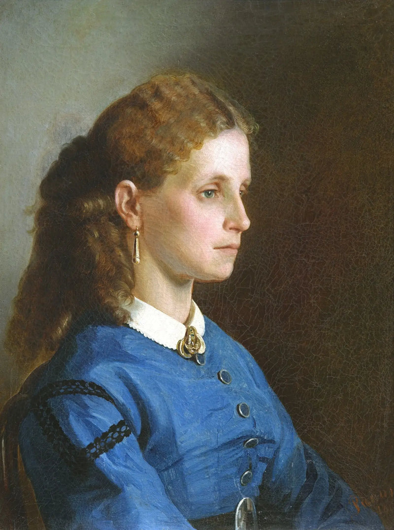 Retrato de Yanitskaya - Ilya Repin