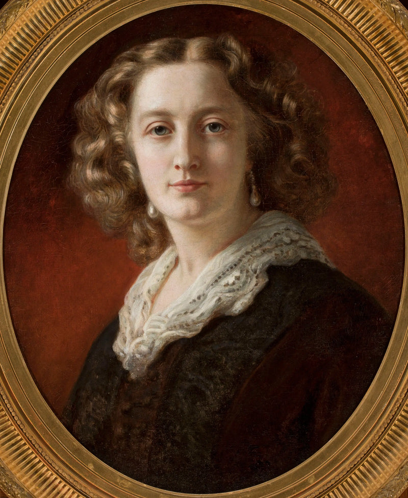 Retrato de Zofia Odescalchi née Branicka. - Franz Xaver Winterhalter