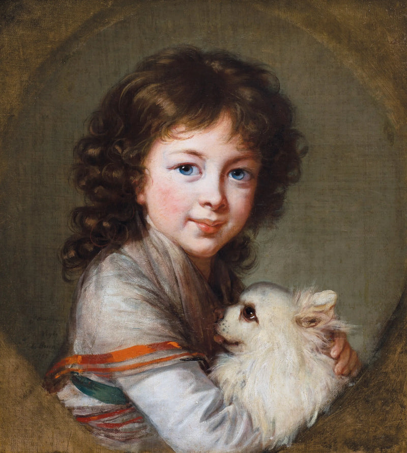 Retrato de Elisabeth Isabella Mniszech - Elisabeth Vigée Le Brun