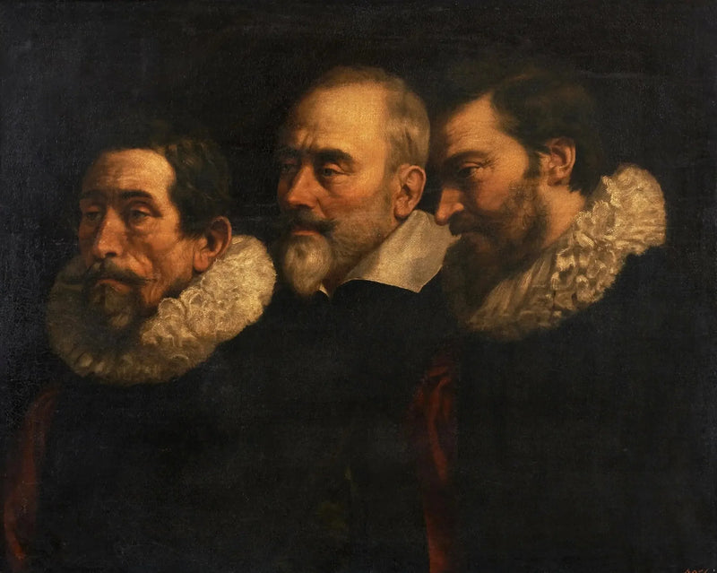 Retrato dos membros do Conselho Municipal de Paris (Conselheiros de Paris). - Frans Pourbus, o Jovem
