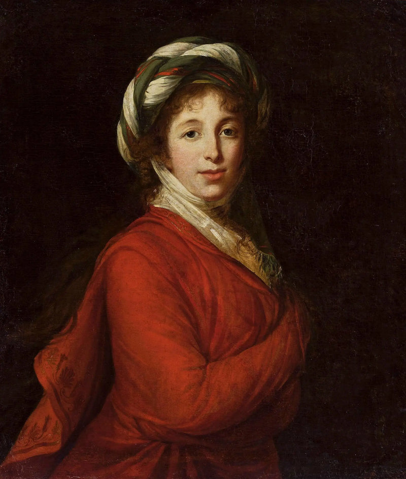 Retrato de Helena Radziwiłł née Przeździecka. - Élisabeth Vigée Le Brun