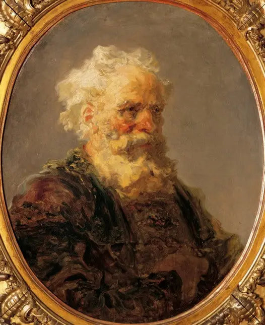 Retrato de um homem idoso - Jean-Honoré Fragonard