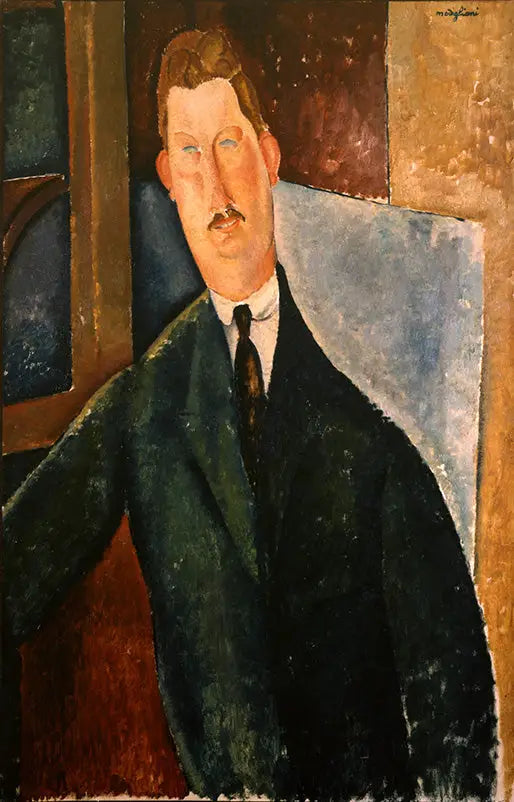 Retrato de homem - Amedeo Modigliani