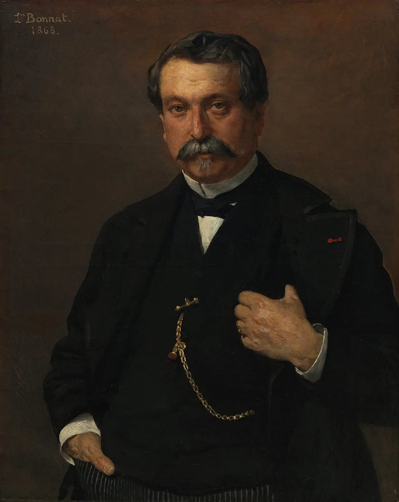 Retrato de homem - Léon Bonnat