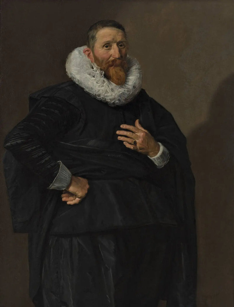 Retrato de homem, (possível) Johannes Saeckma (1572-1636) - Frans Hals
