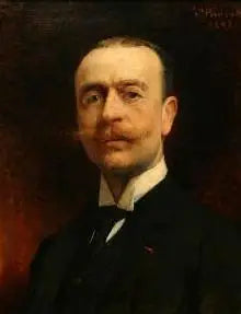 Retrato de Hugues Krafft - Léon Bonnat