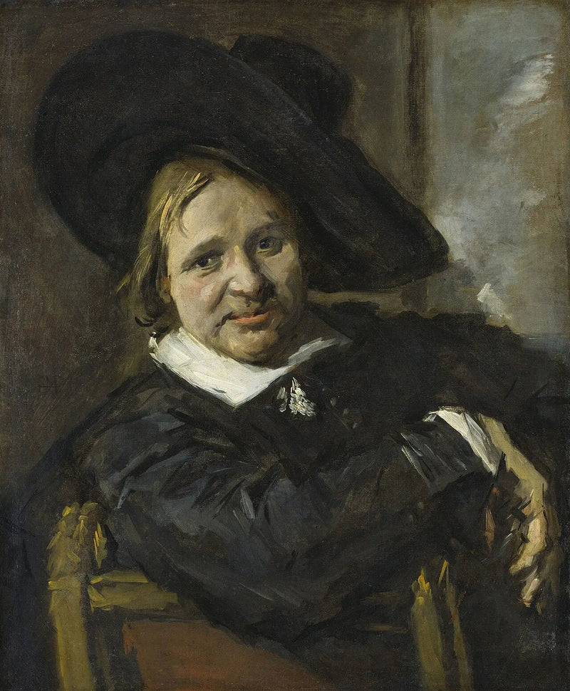 Retrato de Isaac Massa com chapéu - Frans Hals