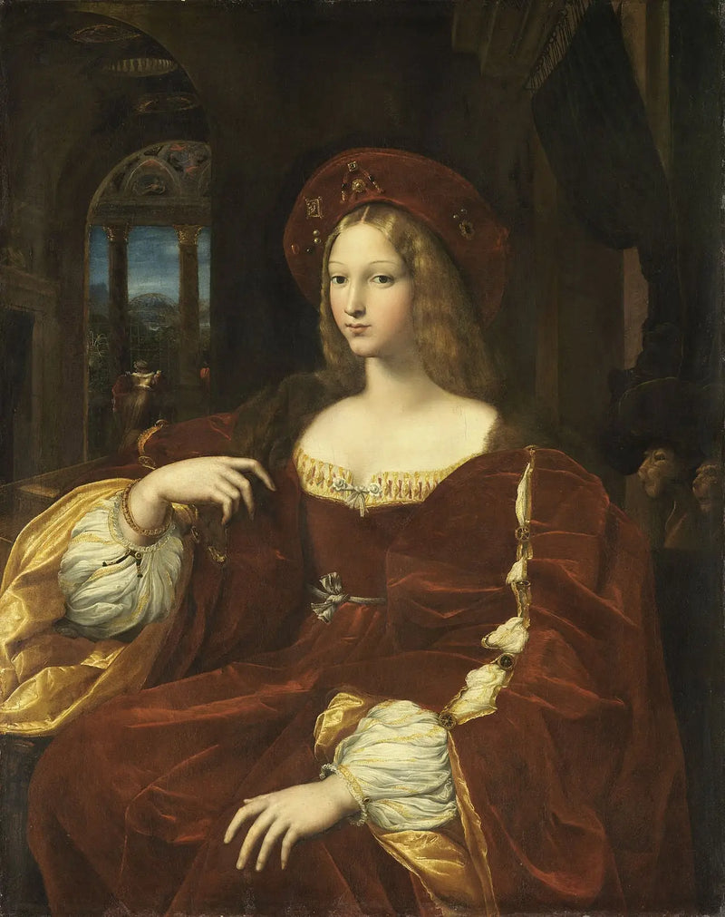 Retrato de Isabelle de Requesens, vice-rainha de Nápoles - Raphaël Sanzio