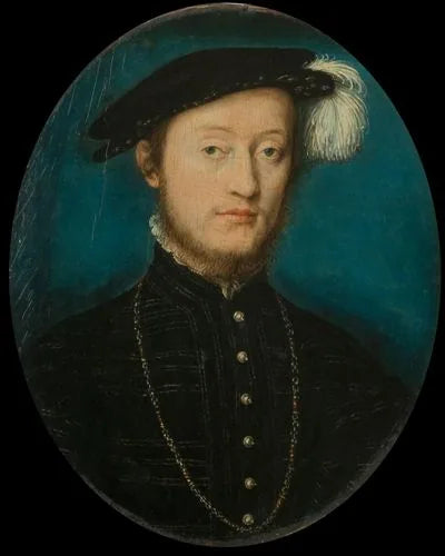 Portrait dit de Charles de Cossé, comte de Brissac - Corneille de Lyon image 1 reproduction artisanale de tableau