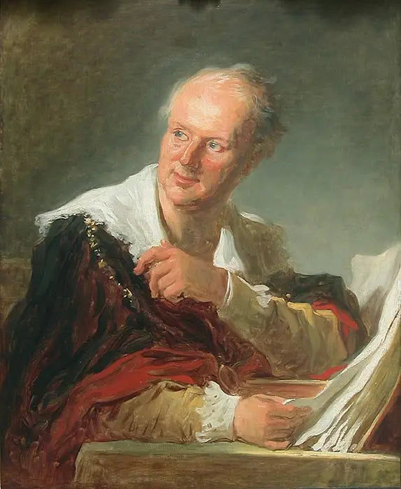 Retrato dito de Denis Diderot - Jean-Honoré Fragonard