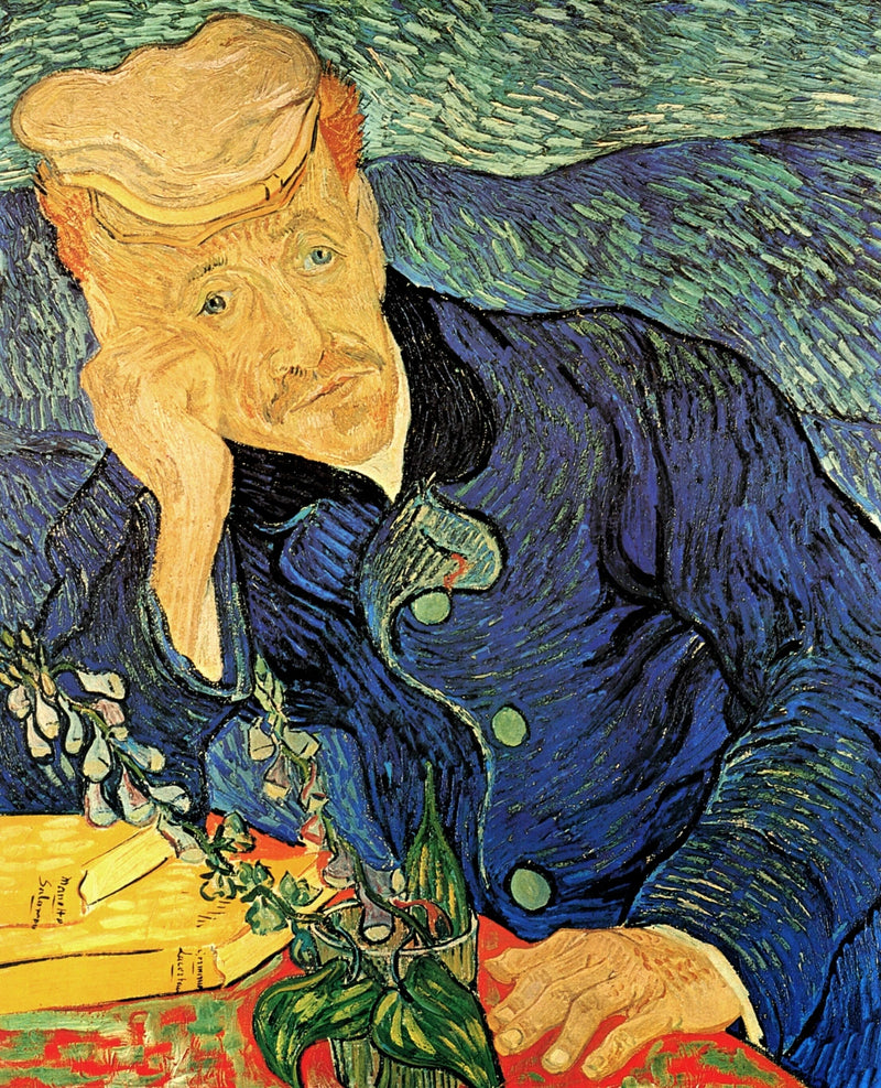 Retrato do Dr. Gachet com ramo de dedaleira - Vincent van Gogh