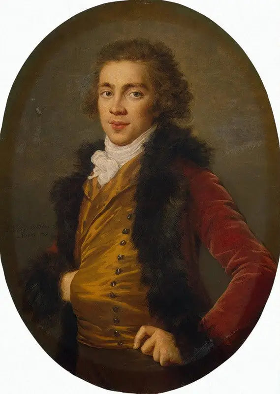 Retrato do barão Grigori Strogsnov - Élisabeth Vigée Le Brun