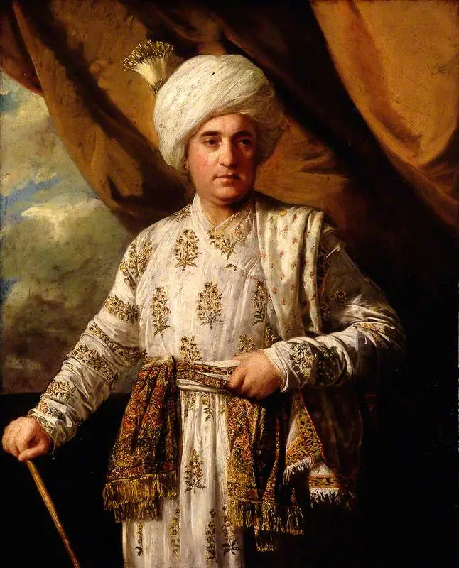 Retrato do capitão John Foote com seu robe mogol - Joshua Reynolds