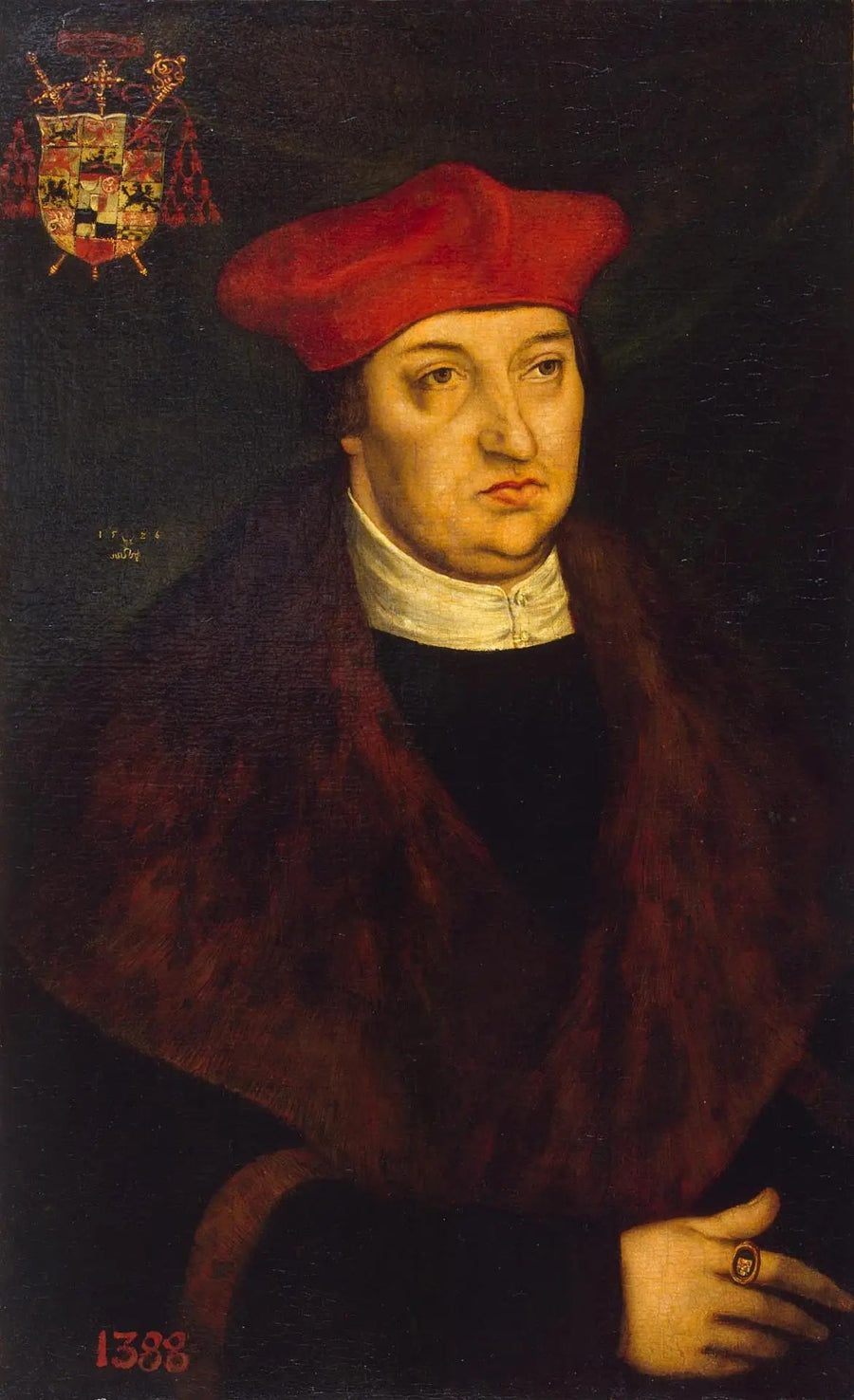Retrato do cardeal Albrecht de Brandemburgo - Lucas Cranach, o Velho